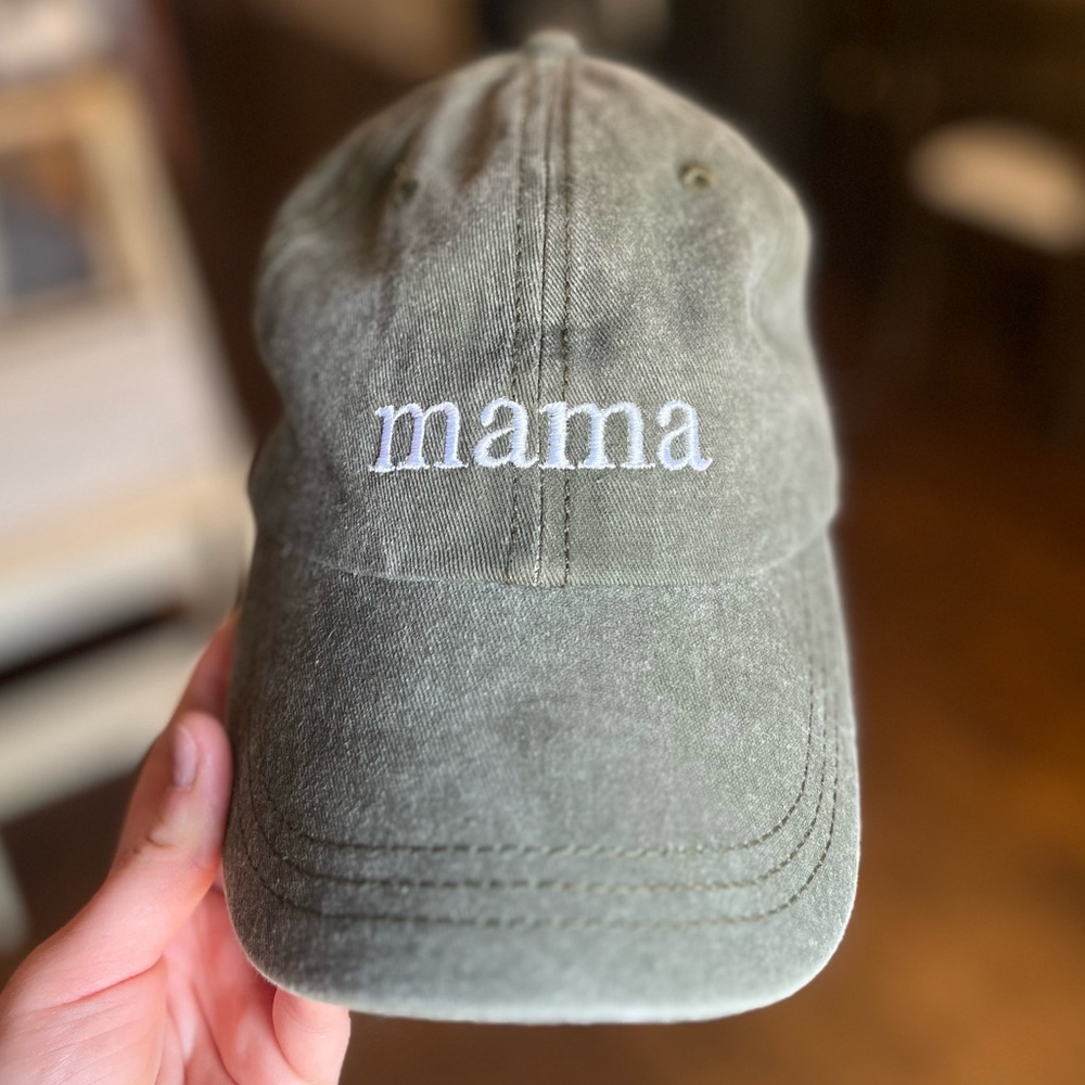 Embroidered “mama” Baseball Hat